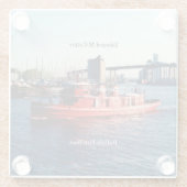 エドワード・M・コター硝子 ガラスコースター (裏面)