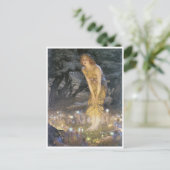 エドワード・R・ヒューズの『夏の夜の妖精』 ポストカード (スタンド正面)