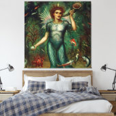 エドワードA F Pryne著「Oh All Ye Wheres」 キャンバスプリント (インサイチュ (寝室))