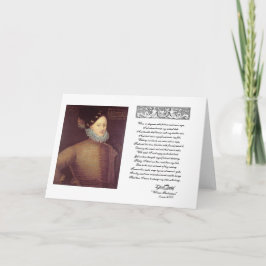 エドワードDe Vereが付いているソネット29 カード