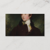 エドワードImpey (1785-1850年)のポートレート、c.1800 (油 名刺 (裏面)