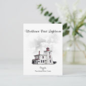 エドワードIsブロックハウスポイントライトの王子は。、できます ポストカード (スタンド正面)