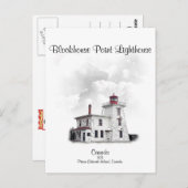 エドワードIsブロックハウスポイントライトの王子は。、できます ポストカード (正面/裏面)