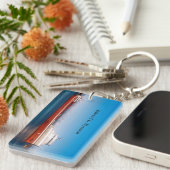 エドワードL.ライアソン長方形アクリルキーチェーン キーホルダー (正面右)