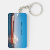 エドワードL.ライアソン長方形アクリルキーチェーン キーホルダー (裏面)
