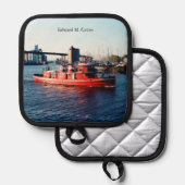 エドワードM.コターポットホルダー 鍋敷き (正面/裏面)