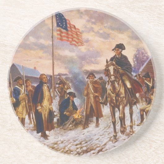 エドワードP. Moran著谷の炉のワシントン州 コースター (正面)