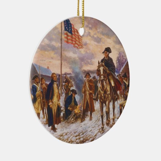 エドワードP. Moran著谷の炉のワシントン州 セラミックオーナメント (右)