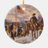 エドワードP. Moran著谷の炉のワシントン州 セラミックオーナメント (裏面)