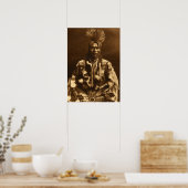 エドワードSカーティスアピエガンダンディ ポスター (キッチン)