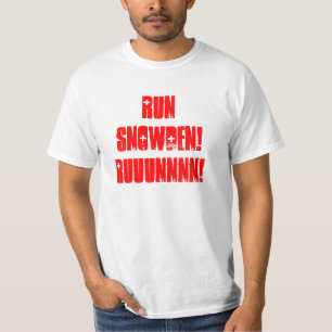 エドワードSnowden NSAプリズム告発者のスキャンダル Tシャツ