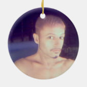 エドワードWesterfieldの2002年の自己のくもの巣カムPicに50印を付けて下さい セラミックオーナメント (裏面)