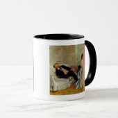 エドワールManetエドガー・ドガ|の氏および夫人 マグカップ (正面右)