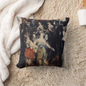 エドワールManet著オペラの仮装舞踏会 クッション (ブランケット)