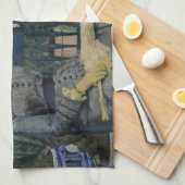 エドワールManet著温室 キッチンタオル (四つ折り)