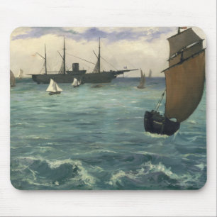 エドワールManet ブローニュのKearsarge マウスパッド