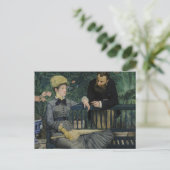 エドワールManet -温室の… ポストカード (スタンド正面)