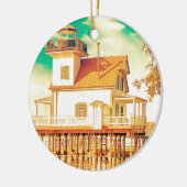 エドントンNCライトハウス セラミックオーナメント (左)