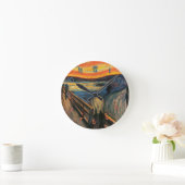 エドヴァルド・ムンクの叫び ラウンド壁時計 (ホーム)