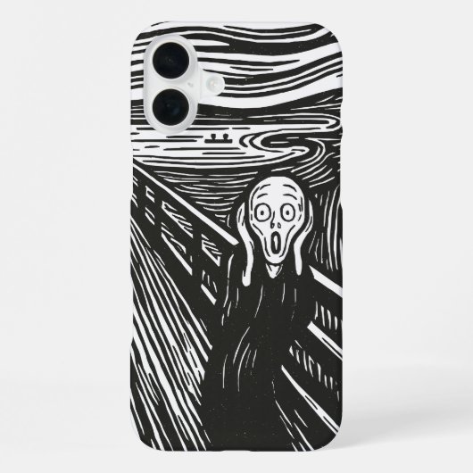 エドヴァルド・ムンクの叫び iPhoneケース (裏面)