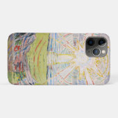 エドヴァルド・ムンクの太陽 Case-Mate iPhoneケース (裏面(横))