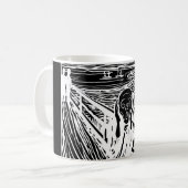 エドヴァルド・ムンクの『叫び』 コーヒーマグカップ (正面左)