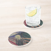 エドヴァルド・ムンクの『叫び』、ヴィンテージ表現主義 コースター (側面)