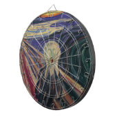 エドヴァルド・ムンクの『叫び』、ヴィンテージ表現主義 ダーツボード (正面右)