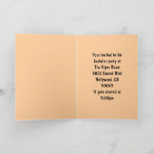 エドヴァルド・ムンクの『叫び』 招待状 (内部)