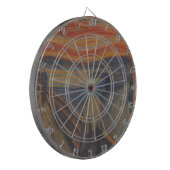 エドヴァルド・ムンクの『自然の叫び』 1893年 ダーツボード (正面左)