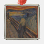 エドヴァルド・ムンクの『自然の叫び』 1893年 メタルオーナメント (正面)