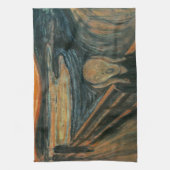 エドヴァルド・ムンク著叫び キッチンタオル (縦)