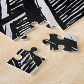 エドヴァルド・ムンク著叫び ジグソーパズル (側面)