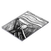 エドヴァルド・ムンク著叫び ノートブック (左側)