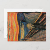 エドヴァルド・ムンク著叫び ポストカード (正面/裏面)