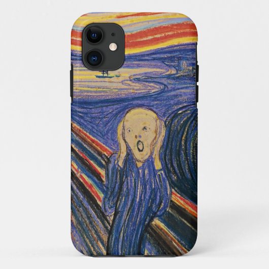エドヴァルド・ムンク著叫び Case-Mate iPhoneケース (裏面)
