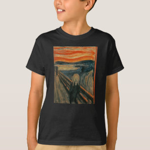 エドヴァルド・ムンク著叫び Tシャツ