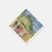 エドヴァルド・ムンク - おとぎの森 スタンダードカクテルナプキン (角)