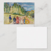 エドヴァルド・ムンク - おとぎの森 ノートカード (正面/裏面)