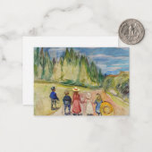 エドヴァルド・ムンク - おとぎの森 ノートカード (正面/裏面インサイチュ)