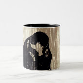 エドヴァルド・ムンク - キス IV ツートーンマグカップ (中央)