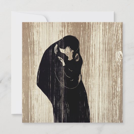 エドヴァルド・ムンク - キス IV 招待状 (正面)