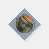 エドヴァルド・ムンク・ザ・スクリームパーティーグッズコレクション スタンダードカクテルナプキン (角)