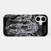 エドヴァルド・ムンク パーソナライズ ギャロップする馬 iPhone 16ケース (裏面横)