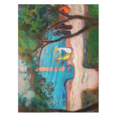 エドヴァルド・ムンク - ビーチでのダンス テーブルクロス (正面)