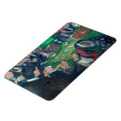 エドヴァルド・ムンク - モナコのルーレット台 マグネット (左側)