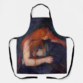 エドヴァルド・ムンク - ヴァンパイア / 愛と痛み エプロン (正面)