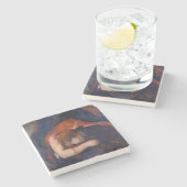 エドヴァルド・ムンク - ヴァンパイア / 愛と痛み ストーンコースター (横)