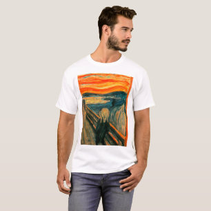 エドヴァルド・ムンク-叫び1893年 Tシャツ