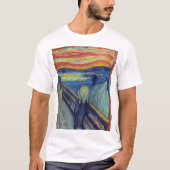 エドヴァルド・ムンク「叫び（自然の叫び）」 Tシャツ (正面)
